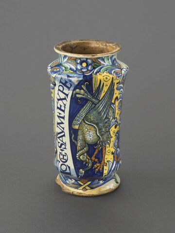 Albarello : colombe luttant avec un serpent, image 2/5