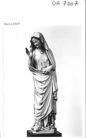 Statuette : Vierge d'Annonciation, image 4/9