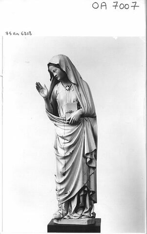 Statuette : Vierge d'Annonciation, image 5/9
