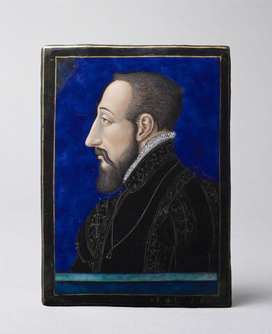 Plaque : Portrait d' Henri II