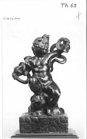Statuette : Hercule enfant étouffant un python, image 1/1