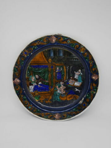 Assiette : La Naissance des fils de Joseph