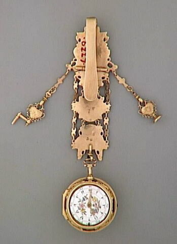 Montre turque à double boîtier, assortie d'une châtelaine, image 5/13