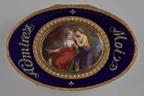 Boîte à musique de forme ovale, image 3/17