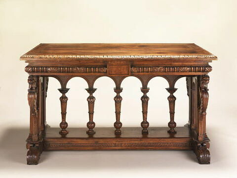 Table à éventail à décor de chimères, image 5/12