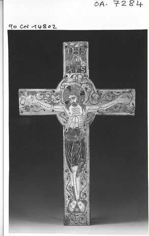 Plaque émaillée : Christ en croix de Cherves, image 7/9