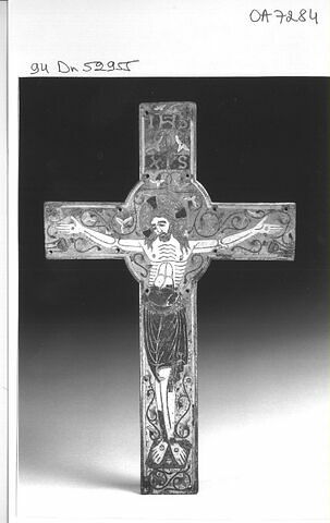 Plaque émaillée : Christ en croix de Cherves, image 5/9