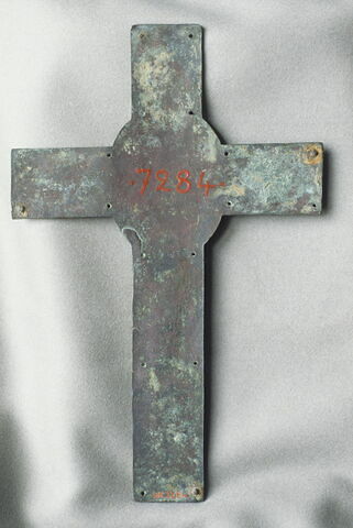 Plaque émaillée : Christ en croix de Cherves, image 3/9