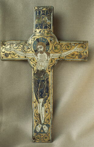 Plaque émaillée : Christ en croix de Cherves, image 2/9