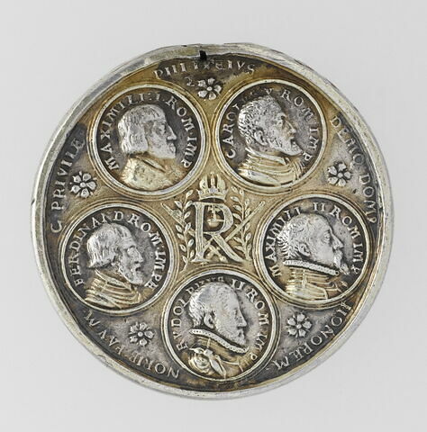 Médaille frappée à l'occasion de la Diète de Ratisbonne de 1594, image 2/2