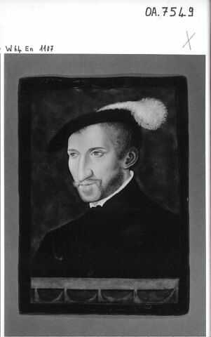 Plaque : Portrait d'Henri d'Albret (1503-1555), image 4/5