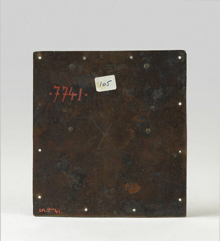 Plaque de la caisse d'un tabernacle : Crucifixion, image 4/5