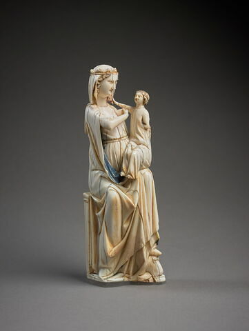 Statuette : Vierge à l'Enfant allaitant, image 1/5