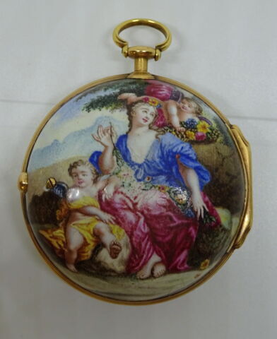 Montre ronde : Le Printemps