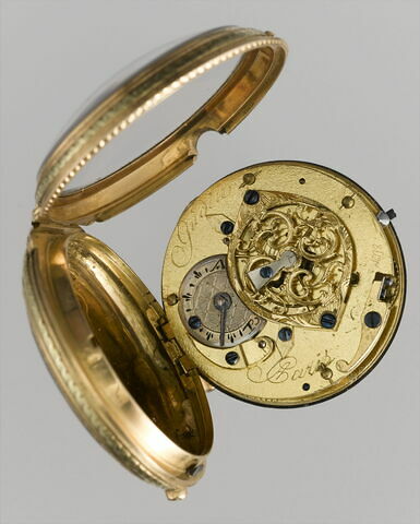 Montre ronde : tombeau de Rousseau, d'après J.-M. Moreau le Jeune, image 3/7