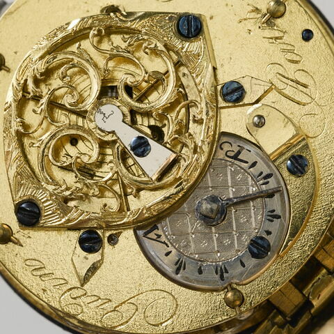 Montre ronde : tombeau de Rousseau, d'après J.-M. Moreau le Jeune, image 5/7