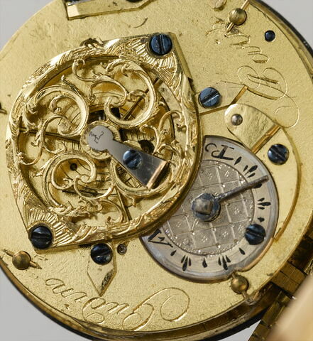 Montre ronde : tombeau de Rousseau, d'après J.-M. Moreau le Jeune, image 6/7