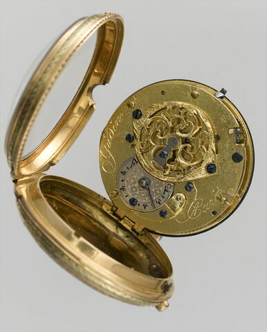 Montre ronde : tombeau de Rousseau, d'après J.-M. Moreau le Jeune, image 7/7