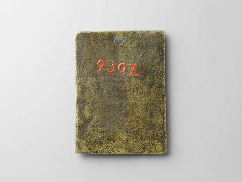 Plaquette :  saint Romédius en costume de moine, image 2/2