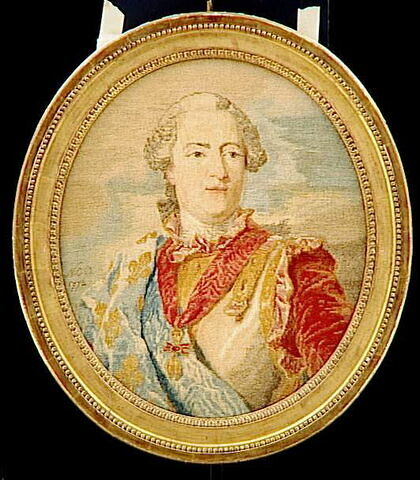 Médaillon ovale : Louis XV, image 1/2