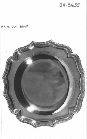 Plat rond (d'une paire), image 2/2