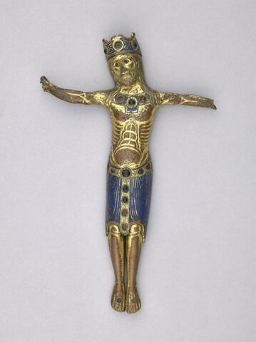 Statuette d'applique : Christ en croix