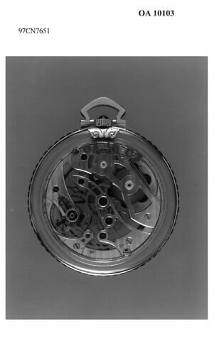 Montre squelette (plate à boîtier transparent), image 3/5