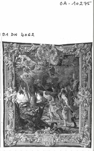 Abraham et Isaac se rendant au sacrifice, de la tenture de l'Ancien Testament, image 3/7