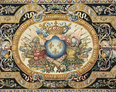 Tapis d'alcove de la Grande Chambre du Roi aux Tuileries, image 2/2