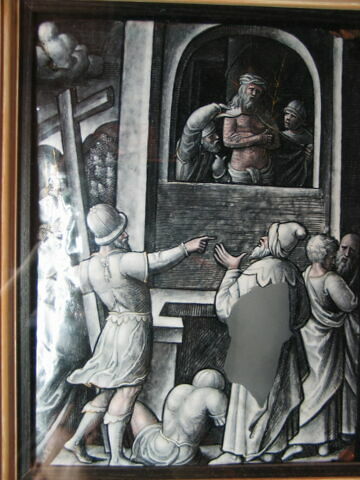 Plaque : La Présentation au peuple, d'une série de dix 