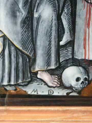 Plaque : La Crucifixion, d'une série de dix 