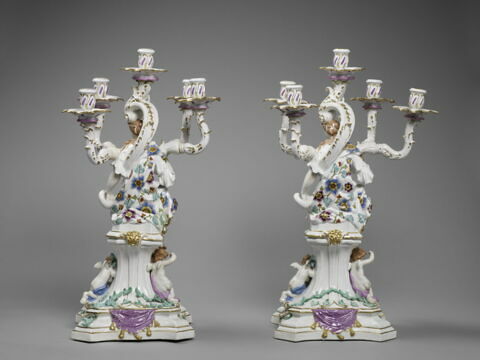 Candélabre en porcelaine dure, d'une paire (OA 11147), image 6/6
