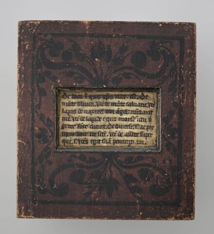 Plaque : Nativité ; Adoration des bergers ; Bain de l'Enfant, image 2/3