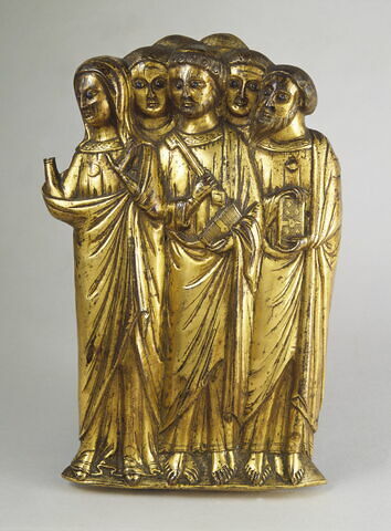 La Vierge et six apôtres, groupe d'une Ascension