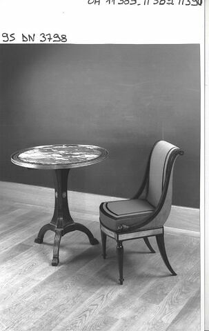 Chaise du salon de Madame Récamier (OA 11384 à 11391), d'une paire avec OA 11389, image 3/3