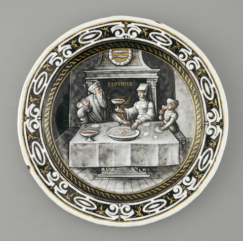 Assiette : Le Mois de février
