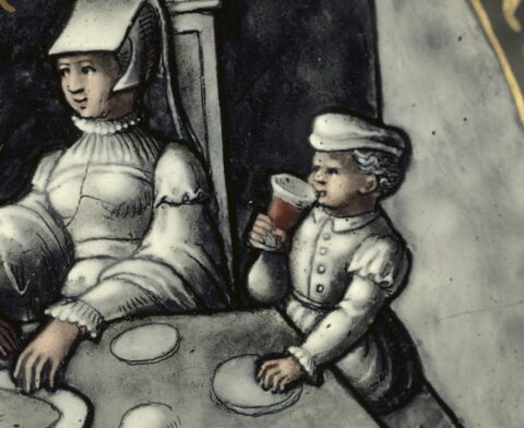 Assiette : Le Mois de février, image 2/3