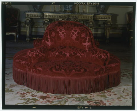 Divan forme borne en 4 morceaux