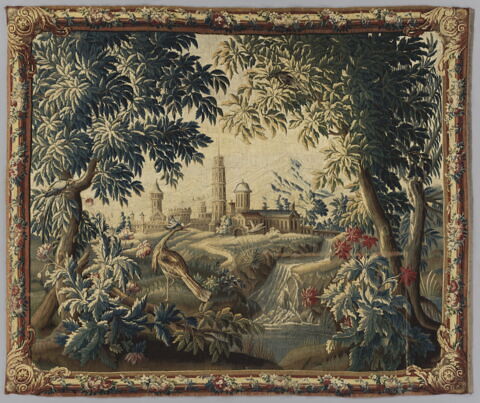 Paysage avec architectures et oiseau, image 14/14