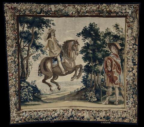 Le Manège à passades, de la tenture des Exercices équestres de Louis XIII