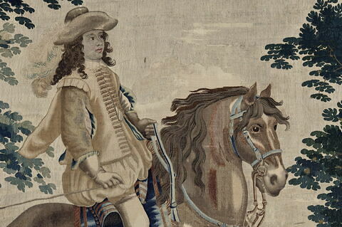 Le Manège à passades, de la tenture des Exercices équestres de Louis XIII, image 4/17