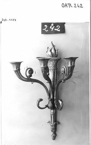 Paire de bras à trois lumières, image 5/5