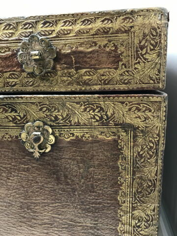 Coffre de voyage rectangulaire aux armes de Marie-Antoinette, dauphine de France (armoiries rapportées), image 4/13