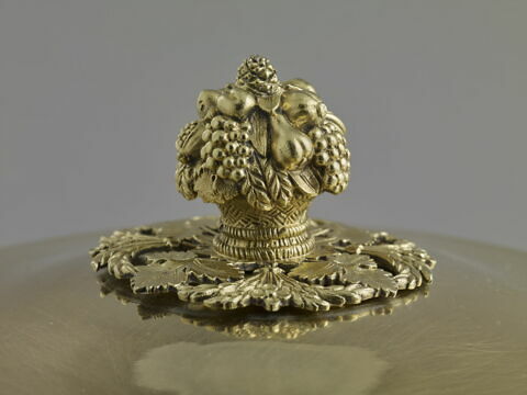 Coupe couverte de vermeil, avec son plateau (bouillon), image 15/18