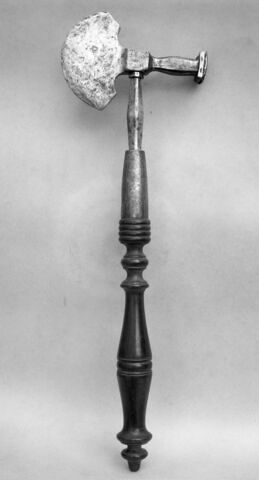 Hachette casse-sucre avec manche balustre en bois tourné, image 5/5