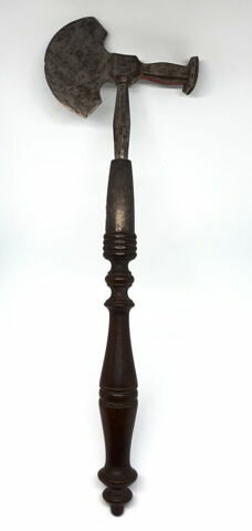 Hachette casse-sucre avec manche balustre en bois tourné, image 4/5