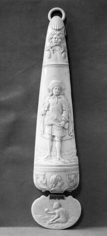 Râpe à tabac : joueur de vielle, image 2/3