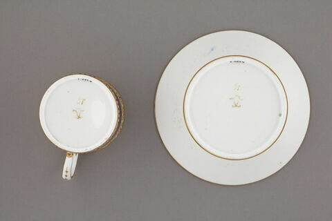Tasse et soucoupe bleu nouveau, image 2/7
