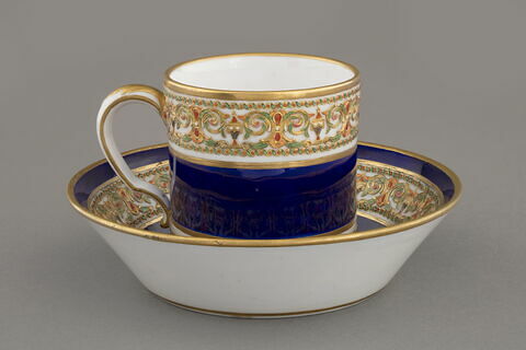 Tasse et soucoupe bleu nouveau, image 4/7