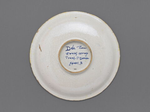 Plat rond : Latone changeant les paysans en grenouilles, image 2/3